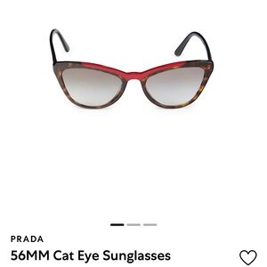 Prada 56mm Cat Eye Sunglasses